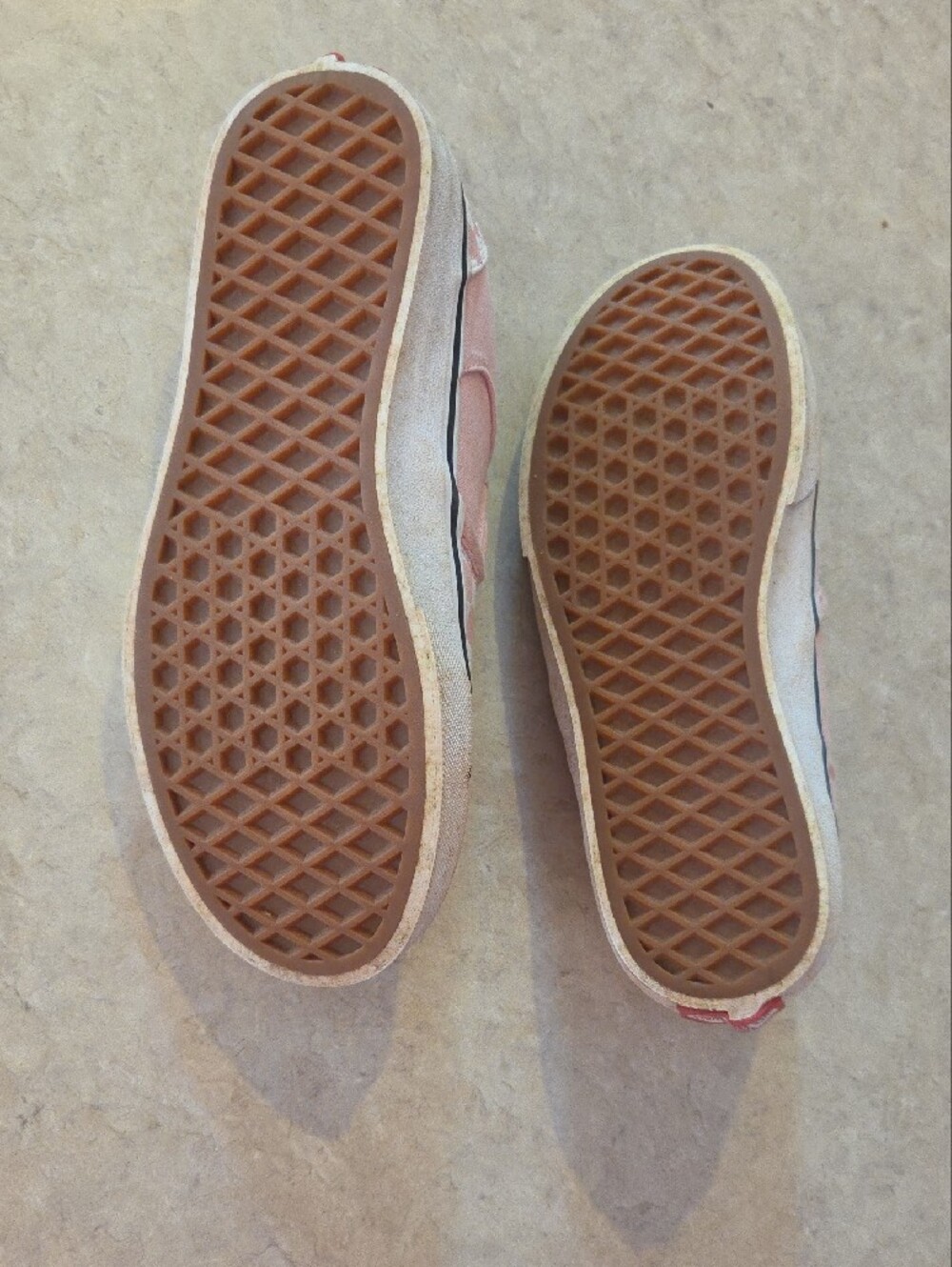 Vans Kids Slip-On Checkerboard Sneakers - Pink & White - Picture 6 of 6